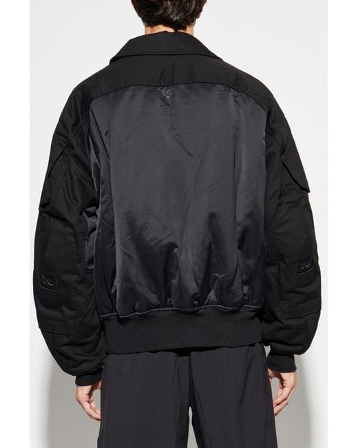 Y-3 Black Jacket With Logo for men