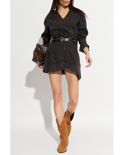 Isabel Marant Black 'Dejha' Skirt