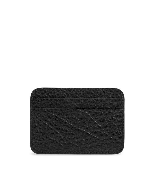 Acne Black Card Case With Logo,