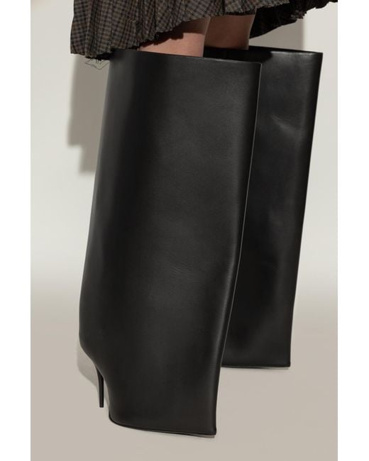 Balenciaga Black High Boots