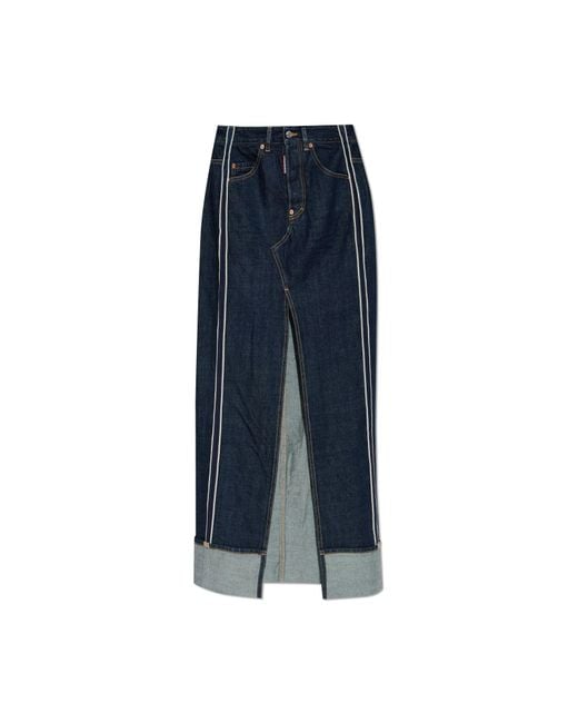 DSquared² Blue Denim Skirt