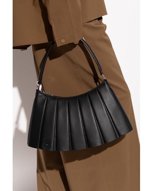 LACOSTE RUNWAY Black Handbag `lenglen M`,