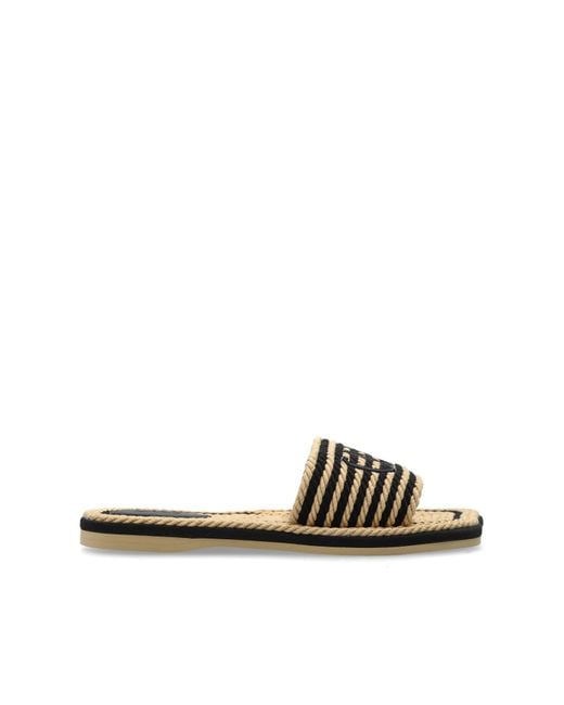 Chloé Blue Sand' Slides