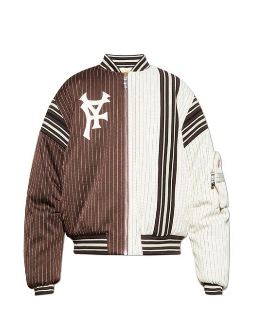 PDF Brown Insulated "Bomber" Jacket for men