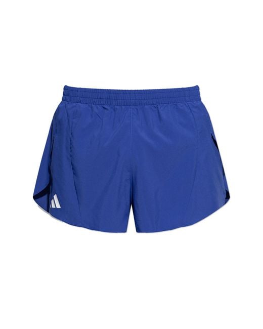Adidas Originals Blue Shorts With Logo for men