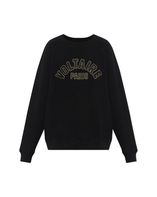 Zadig & Voltaire Black 'Sunca' Sweatshirt