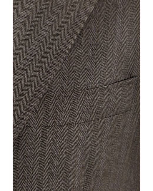 Etro Gray Wool Suit for men