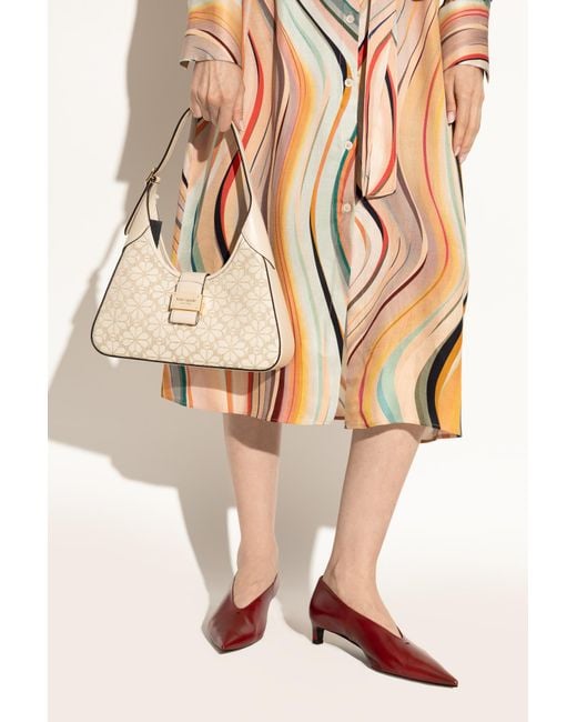 Kate Spade Natural Shoulder Bag "Flower"