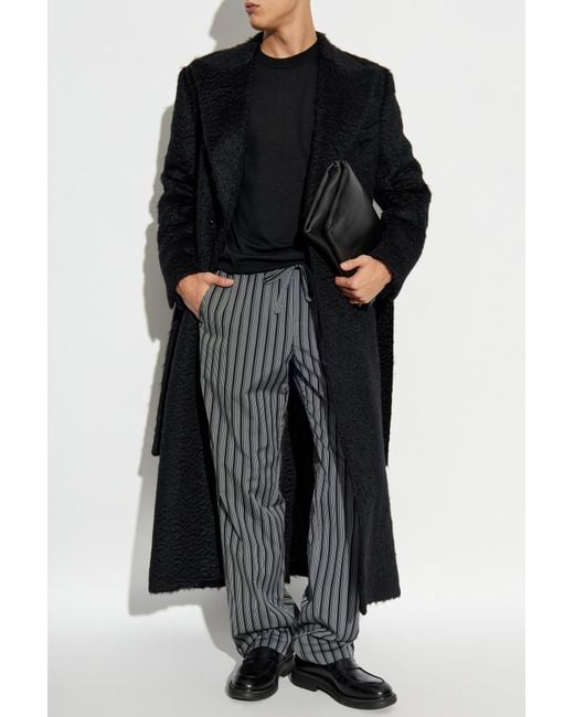 Dolce & Gabbana Black Cashmere Crewneck Sweater for men