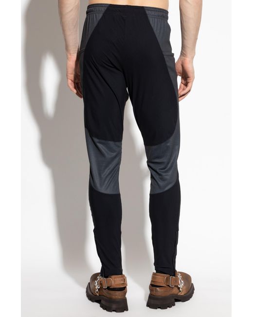 Acne Black Pants With Logo for men