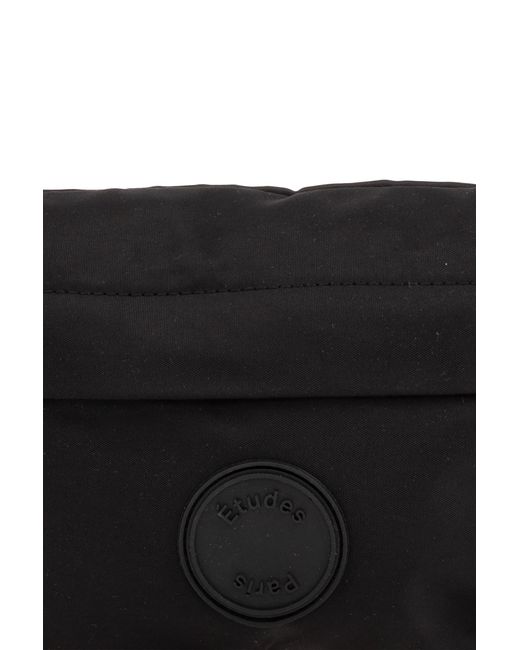 Etudes Studio Black Belt Bag With Logo, for men