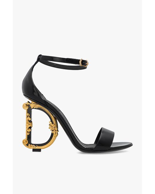 Dolce & Gabbana Black 'Kiera' Mules