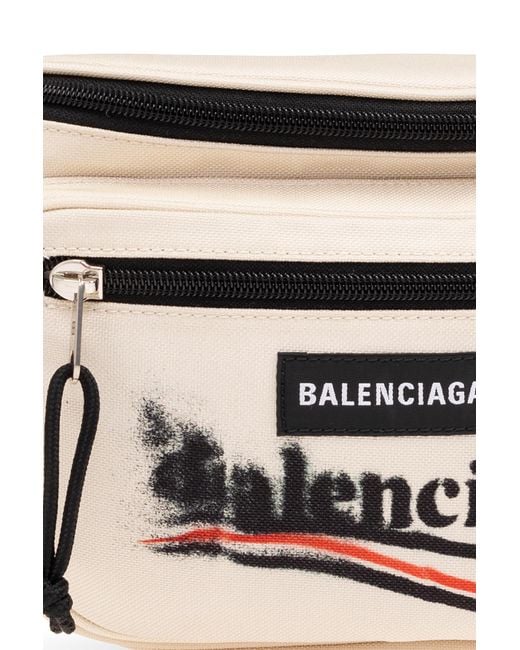 Balenciaga White Belt Bag, for men