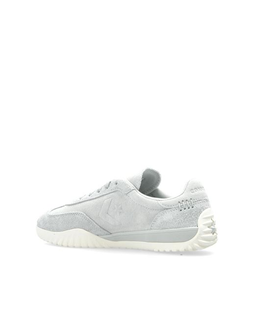 Converse White Sports Shoes "Run Star Trainer Ox"