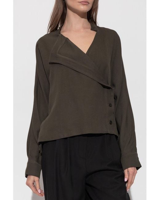 IRO Black Paquita Top