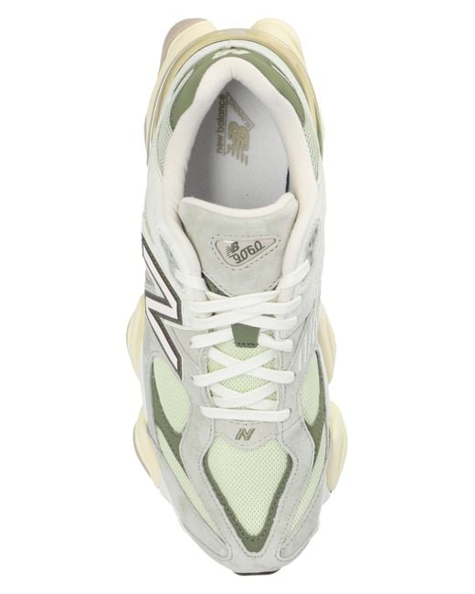 New Balance White '9060' Sneakers, for men