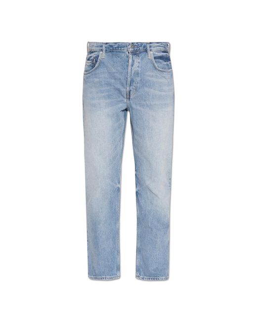 AllSaints Blue 'jack' Tapered Jeans for men
