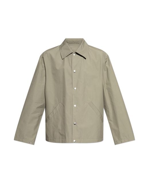 Jil Sander Natural Jacket With Collar for men