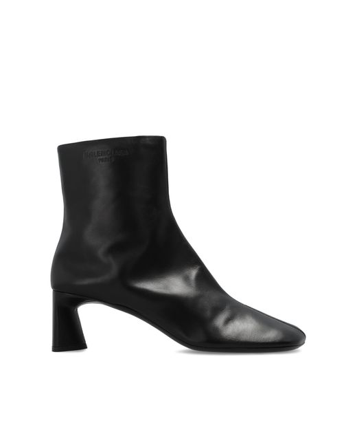 Balenciaga Black Leather Boots 'Dutyfree'