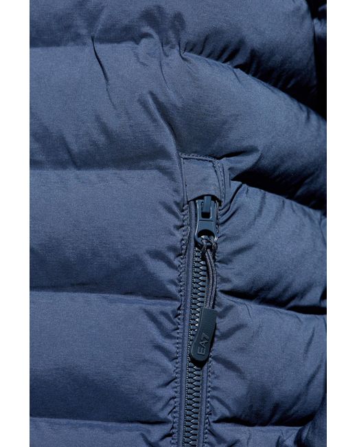 EA7 Blue Insulated Jacket for men