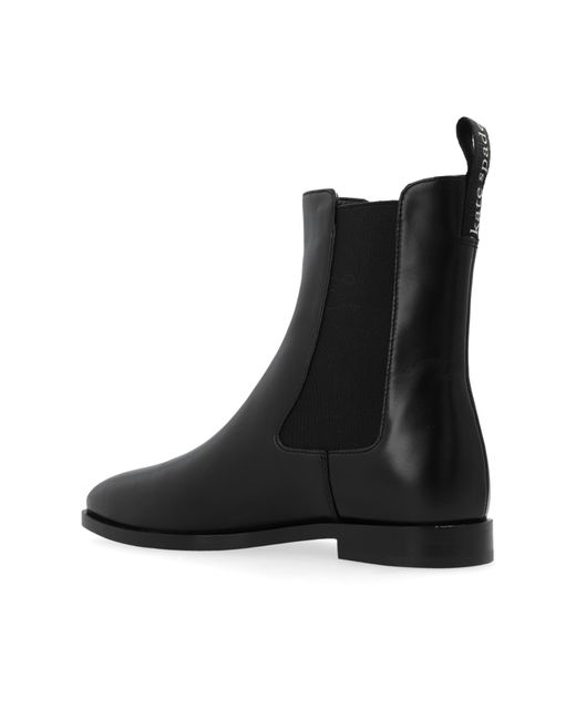 Kate Spade Calf Leather Knox Chelsea Boots in Black Lyst UK