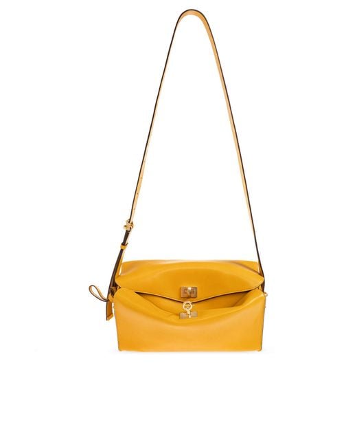 Balenciaga Yellow 'Le 7 Medium' Bag