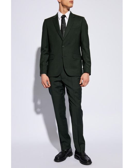 Paul Smith Black Wool Suit for men