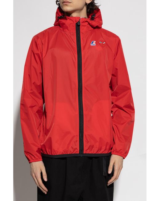 COMME DES GARÇONS PLAY Red Comme Des Garçons X K-Way