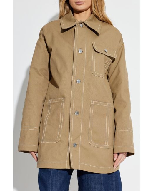 AMI Natural Jacket With Pockets