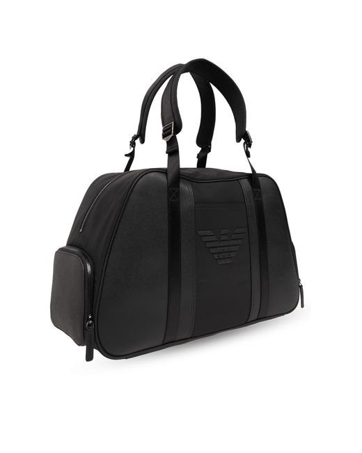 Emporio Armani Blue Carry-On Bag From The 'Sustainability' Collection for men