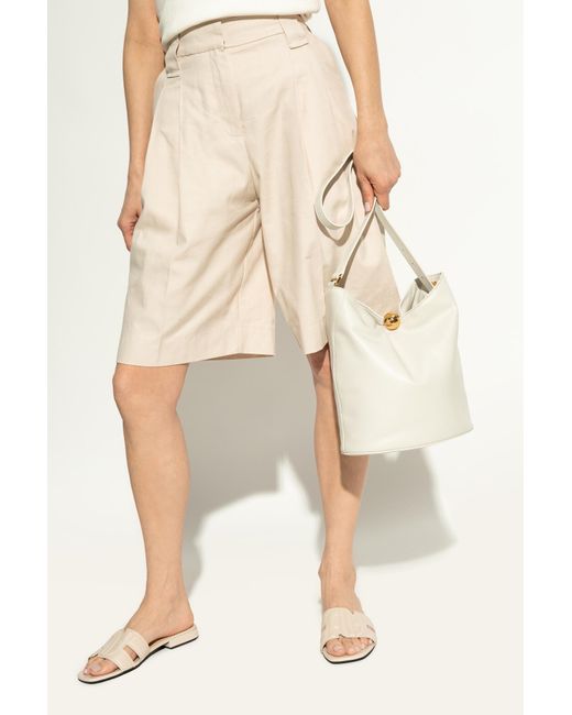 Furla Natural Shoulder Bag Sfera Soft Medium