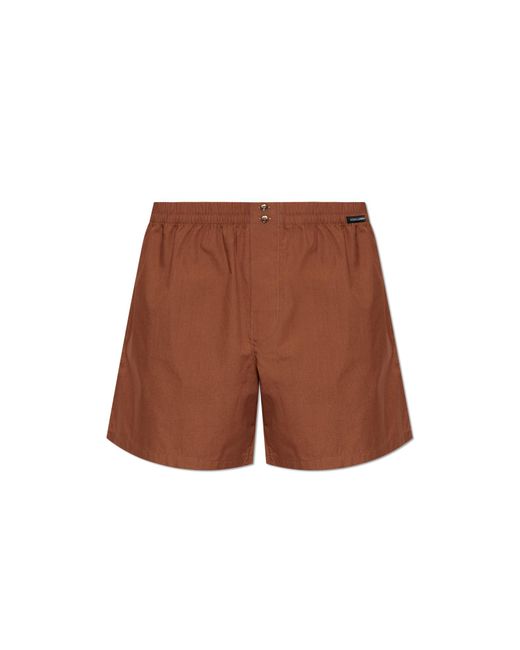 Dolce & Gabbana Brown Underwear Shorts for men