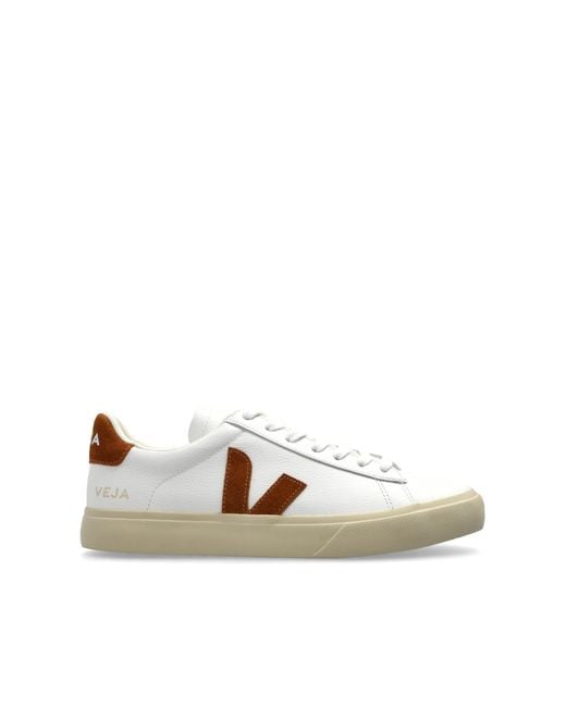 Veja White Sports Shoes "Campo Leather"