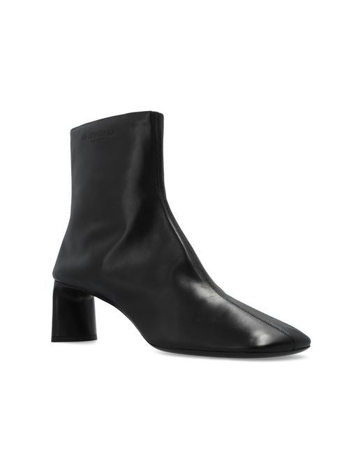 Balenciaga Black Leather Boots 'Dutyfree'
