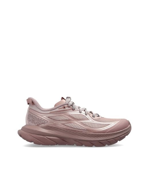 Hoka One One Brown "Mach Remastered Aura" Sports Shoes
