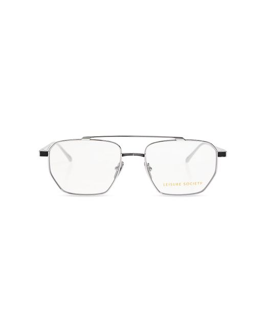 Leisure Society Metallic Prescription Glasses 'Prism'