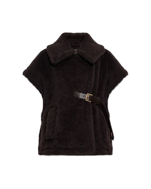 Max Mara Black Wool Vest