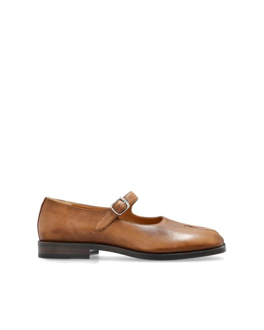 Maison Margiela Blue Shoes With Cut-Out Tabi