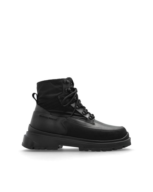 Canada Goose Black 'Kaystone' Shoes for men
