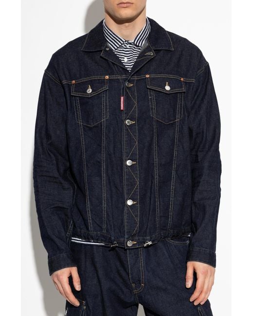 DSquared² Blue Denim Jacket Capsule 'Summer Lovers' for men