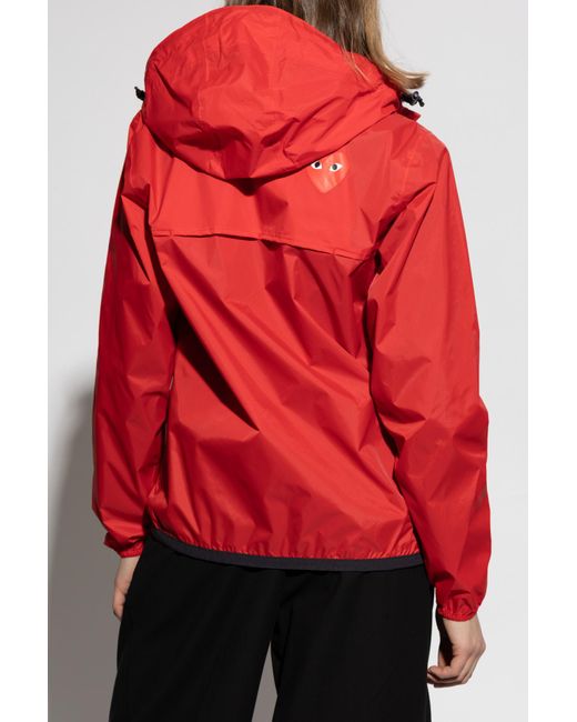 COMME DES GARÇONS PLAY Red Comme Des Garçons X K-Way