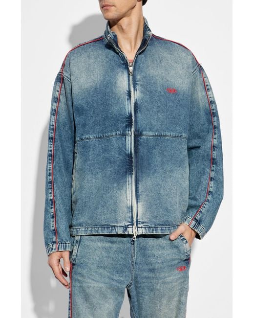 DIESEL Blue Jacket D-Krap-S2 for men