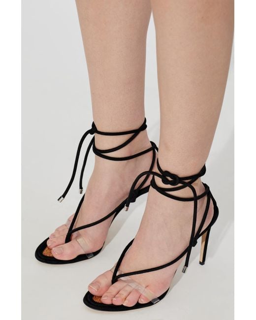 DSquared² Black Heeled Sandals 'Twin'
