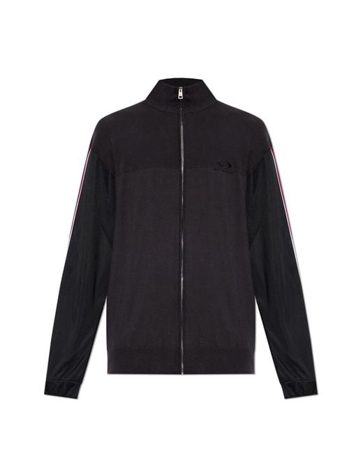 Balenciaga Blue Sweatshirt With Logo for men