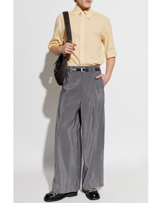Lemaire Natural Short-Sleeve Shirt for men