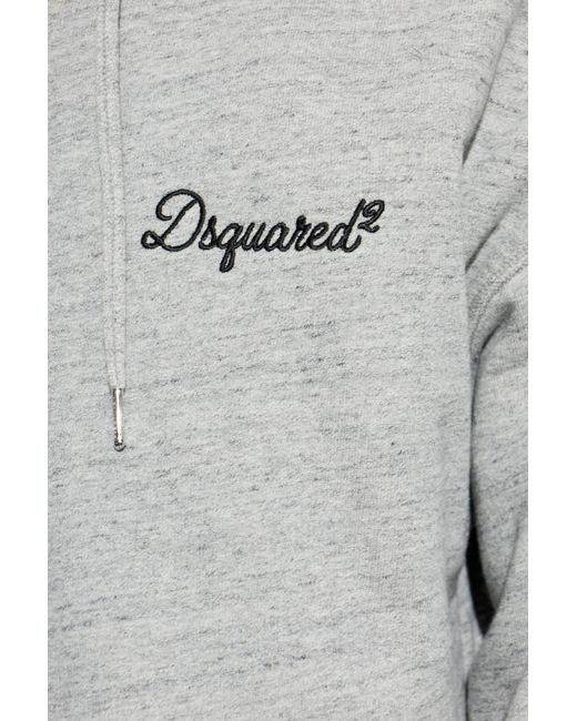 DSquared² Gray Hoodie for men