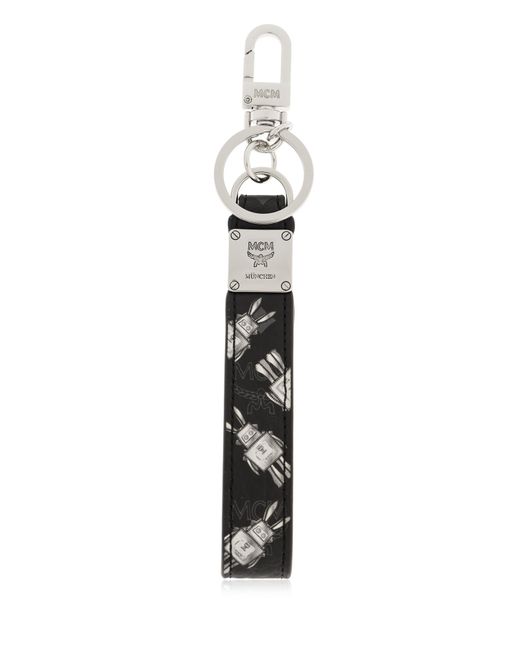 MCM White Keychain for men
