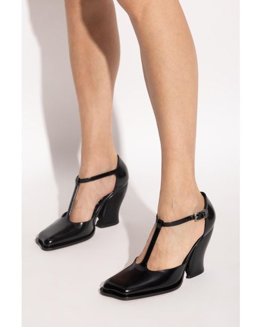 Loewe Black Heeled Shoes "Onda"