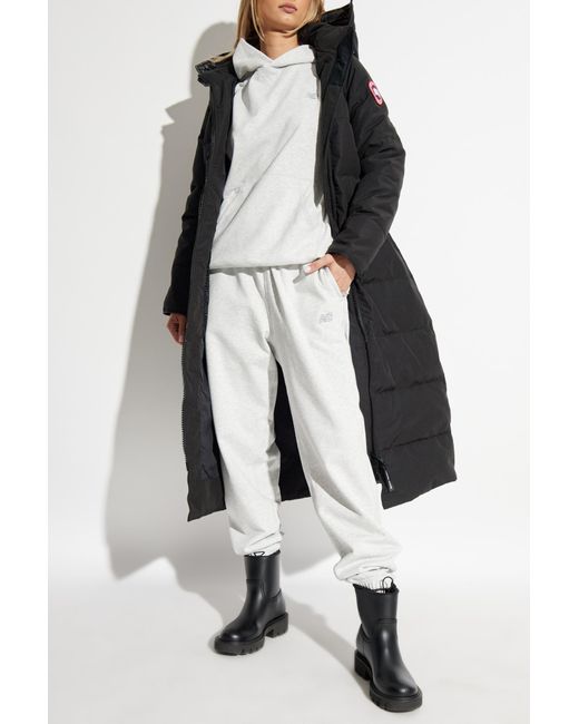 Canada Goose Black Long Down-Filled Hooded Parka