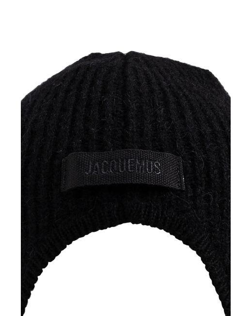 Jacquemus Black Wool Beanie